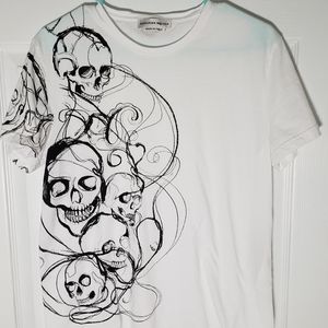 Alexander McQueen skull shirt